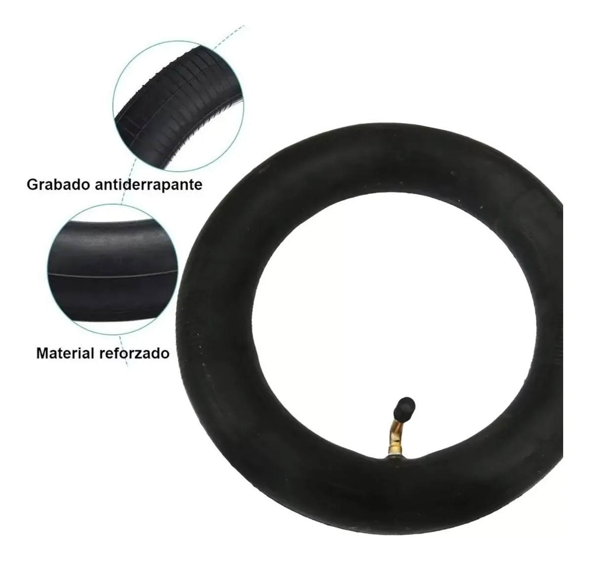 10*2 Cámara de Aire valvula de 90 grados para scooter